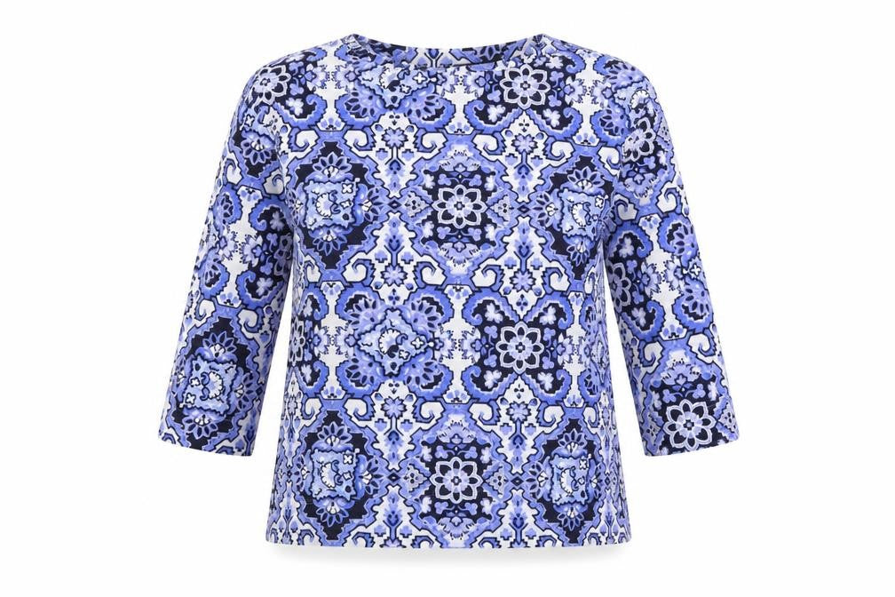 Marks & Spencer Womens Multicoloured Geometric  Pullover Jumper Size 10