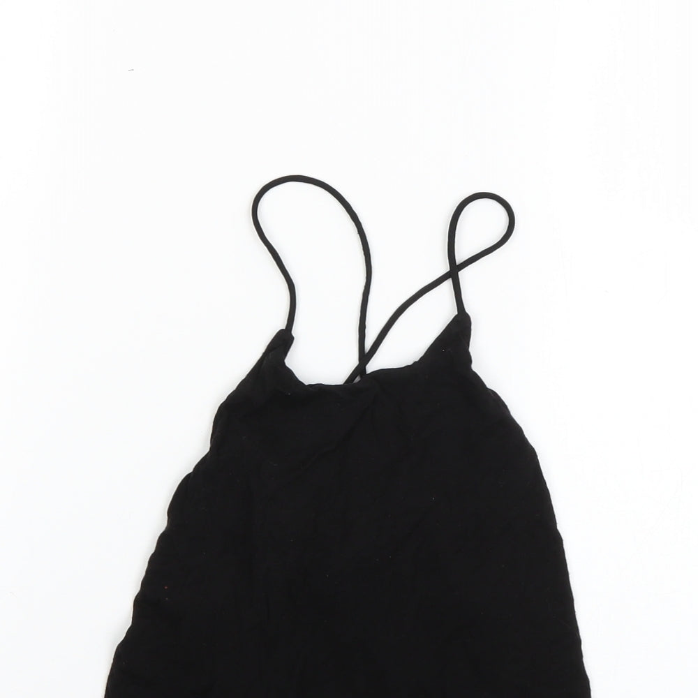 H&M Womens Black   Basic T-Shirt Size S
