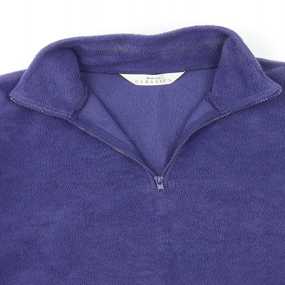 Modern classics Womens Purple  Fleece Jacket  Size 14