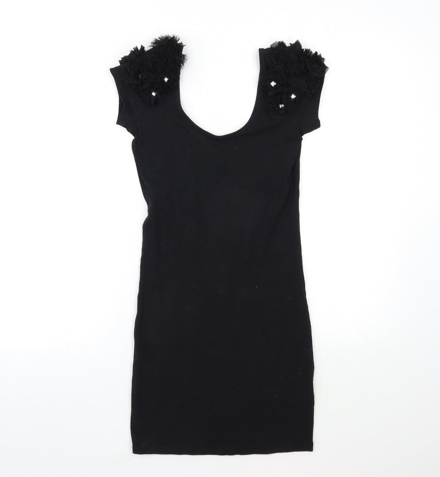 River Island Womens Black   Bodycon  Size 8