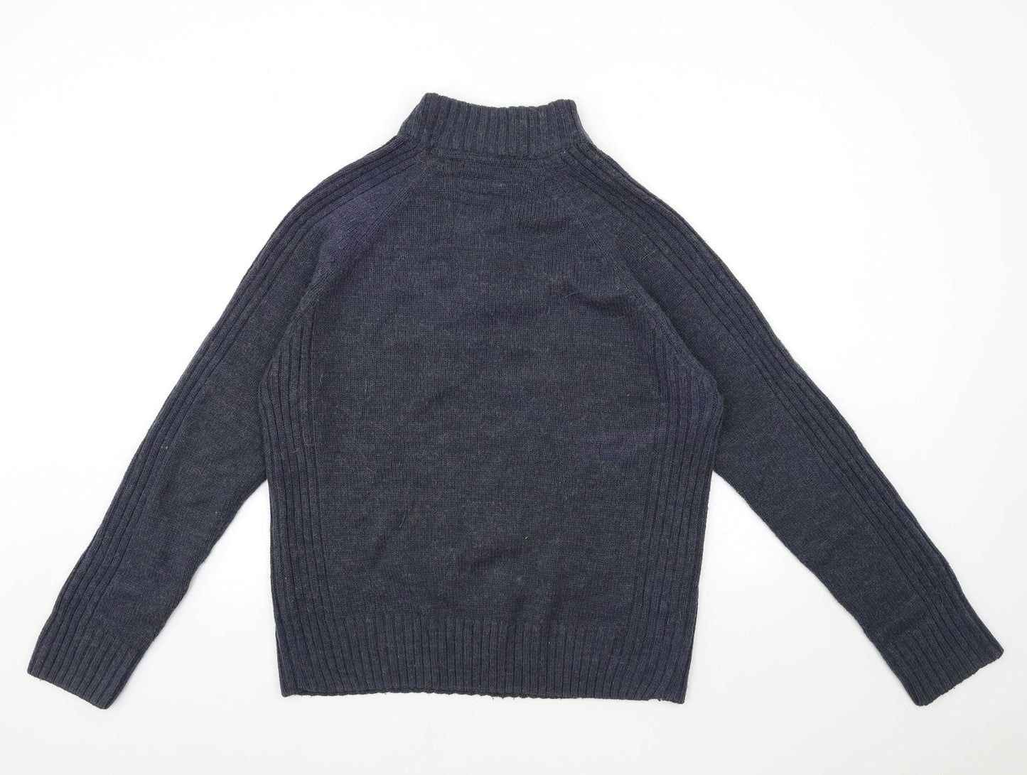 Heritage Mens Blue  Knit Pullover Jumper Size L