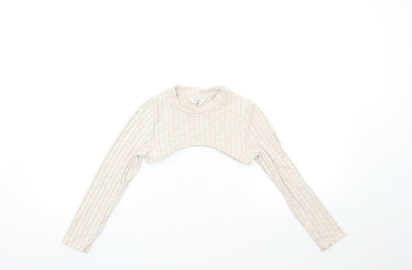 Primark Girls Beige   Basic T-Shirt Size 7-8 Years