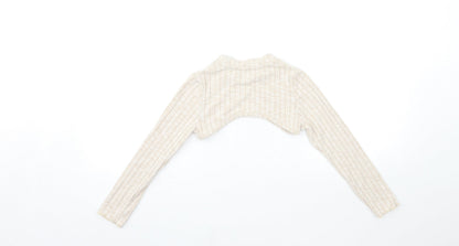 Primark Girls Beige   Basic T-Shirt Size 7-8 Years