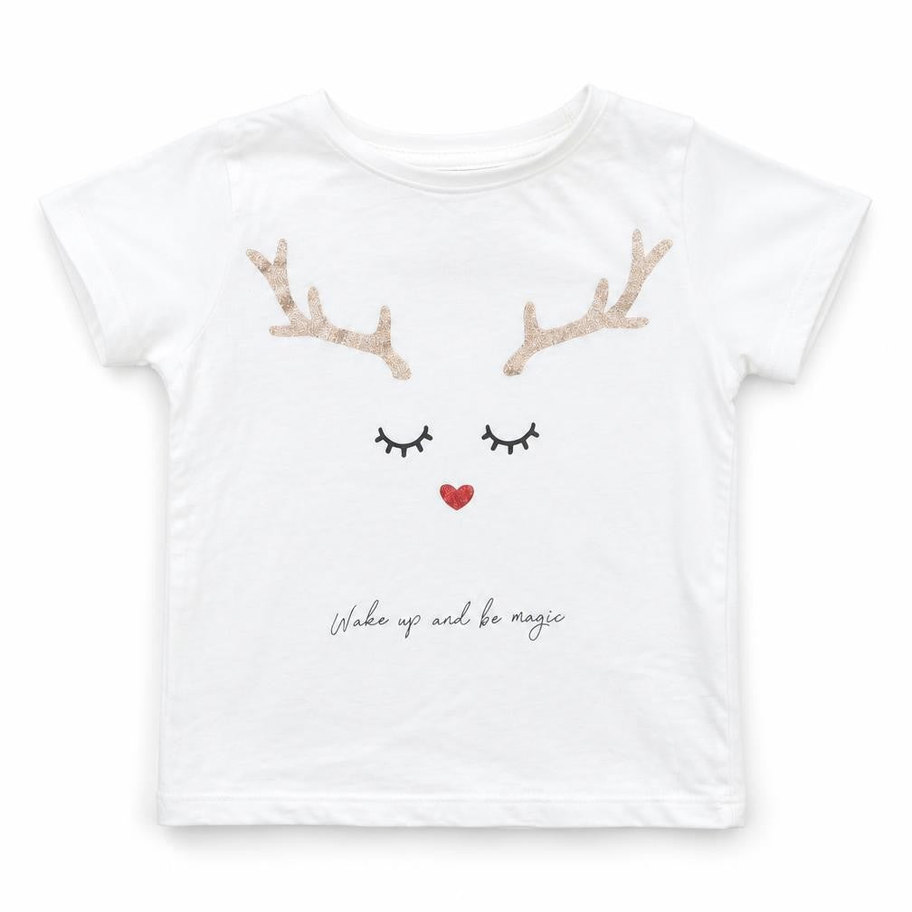 F&F Baby White   Basic T-Shirt Size 3-6 Months  - christmas