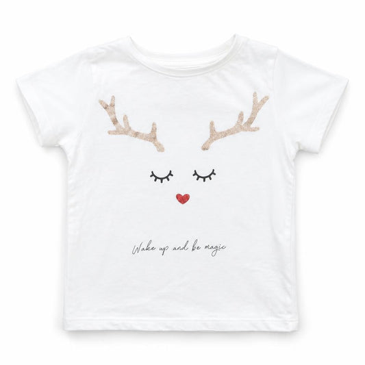 F&F Baby White   Basic T-Shirt Size 3-6 Months  - christmas