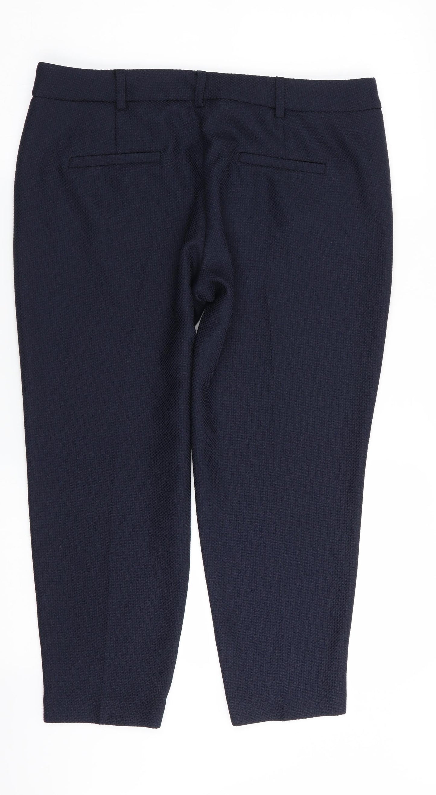 Dorothy Perkins Womens Blue   Trousers  Size 12 L23 in