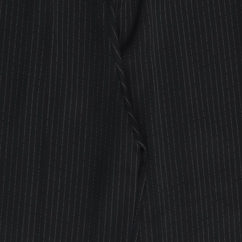 Gerry Weber Womens Black Striped  Trousers  Size 16 L26 in