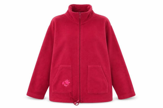Daxon Womens Red   Full Zip Jumper Size 14