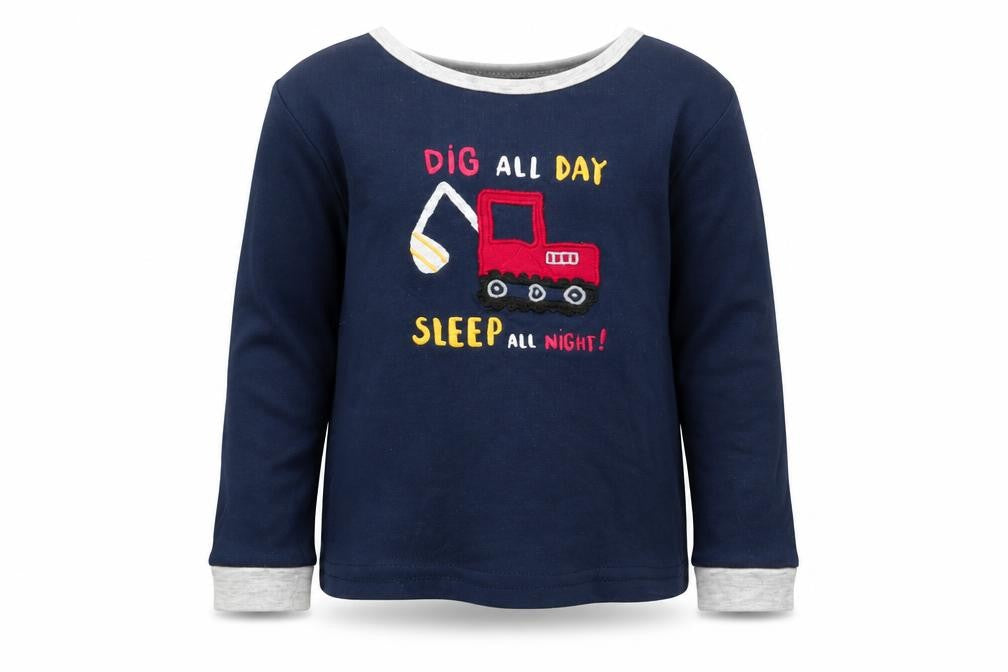 Primark Boys Blue Solid   Pyjama Top Size 2-3 Years