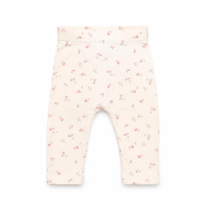 Asda George Girls Beige Floral  Jogger Leggings Size 3-6 Months  - legging