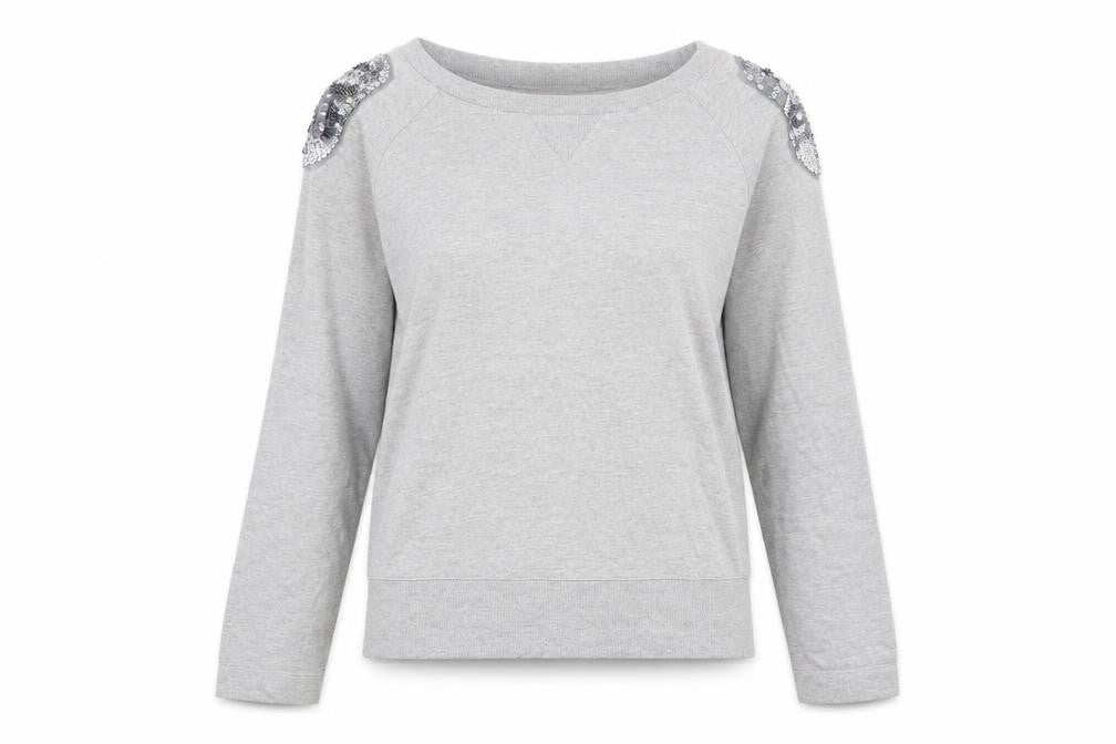 saint tropez Womens Grey   Pullover Jumper Size S