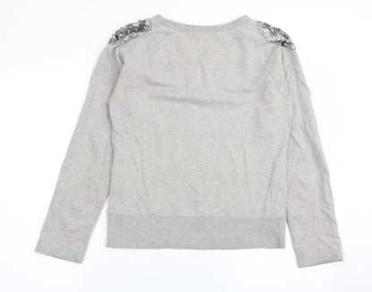 saint tropez Womens Grey   Pullover Jumper Size S