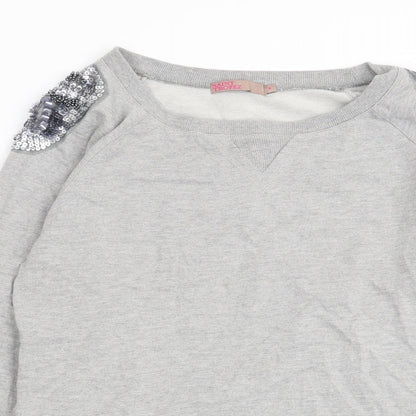 saint tropez Womens Grey   Pullover Jumper Size S