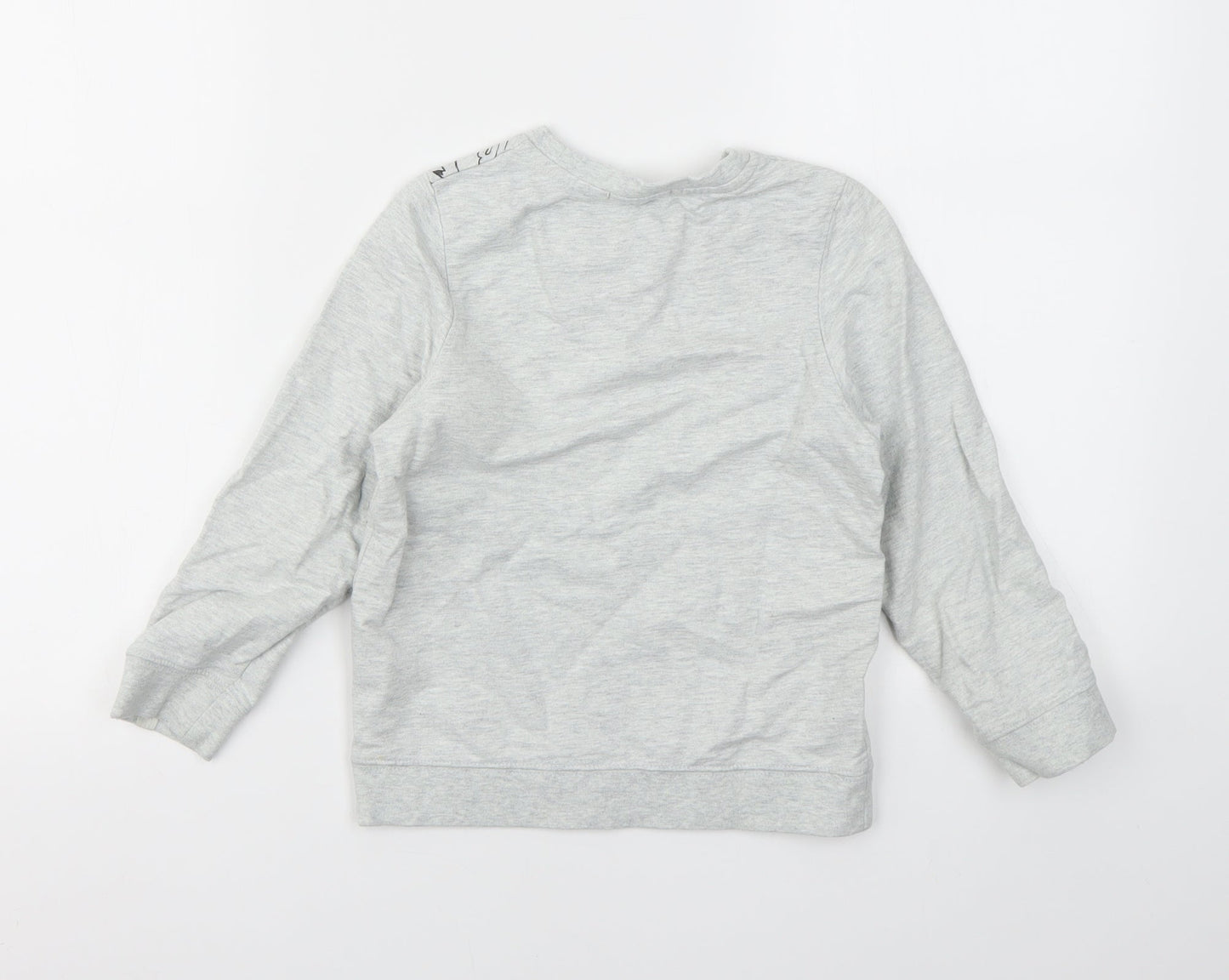 Billybandit Boys Grey Geometric  Pullover Jumper Size 6 Years
