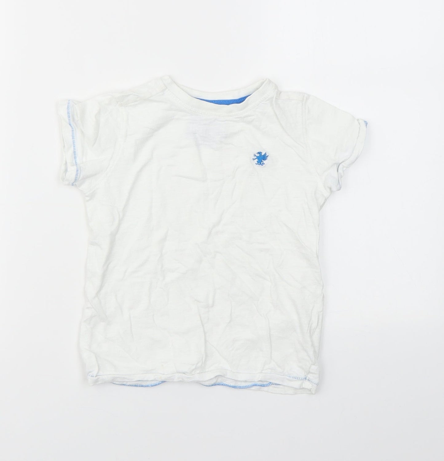 NEXT Boys White   Basic T-Shirt Size 6 Years