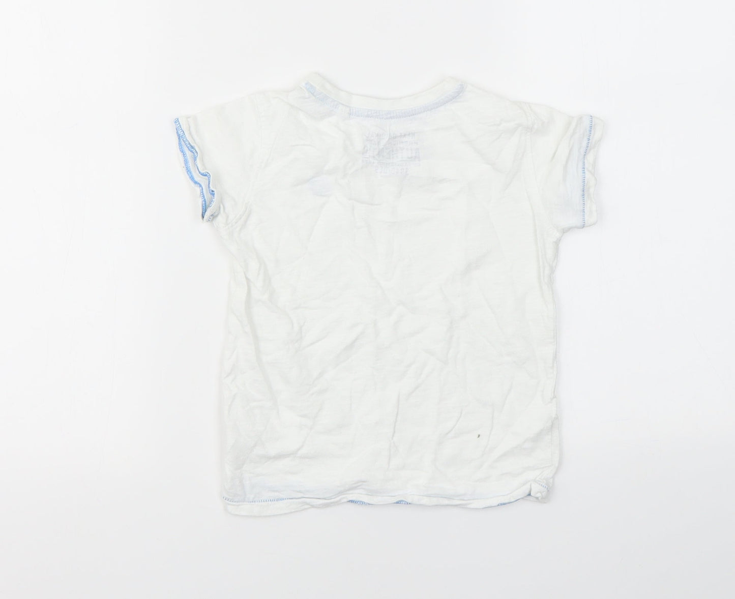 NEXT Boys White   Basic T-Shirt Size 6 Years