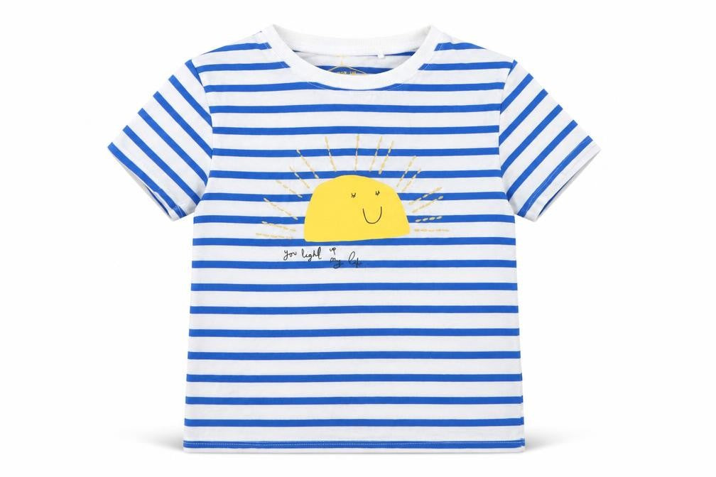 Next Boys Multicoloured Striped  Basic T-Shirt Size 8 Years