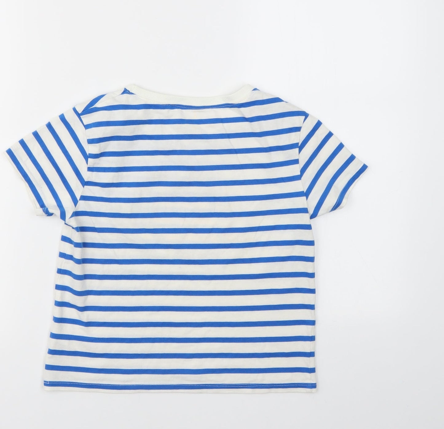 NEXT Boys Multicoloured Striped  Basic T-Shirt Size 8 Years