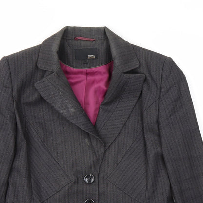 Next Womens Grey   Jacket Blazer Size 12