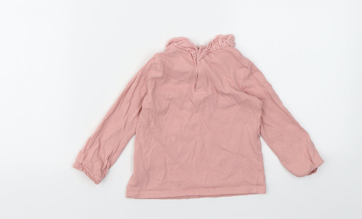 F&F Girls Pink   Basic T-Shirt Size 12-18 Months