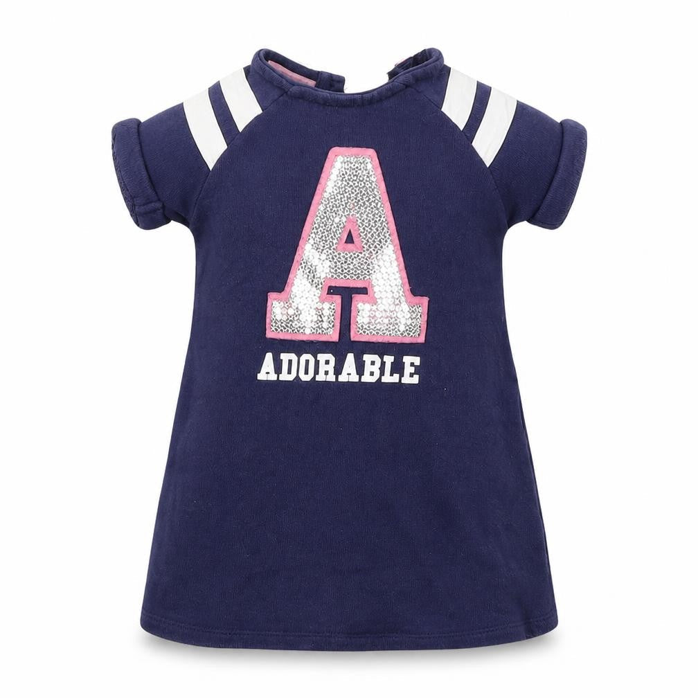 M Girls Blue Argyle/Diamond  Fit & Flare  Size 2-3 Years
