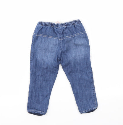 St Bernard Baby Blue   Capri Jeans Size 6-9 Months