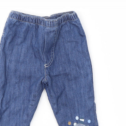 St Bernard Baby Blue   Capri Jeans Size 6-9 Months