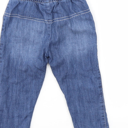 St Bernard Baby Blue   Capri Jeans Size 6-9 Months