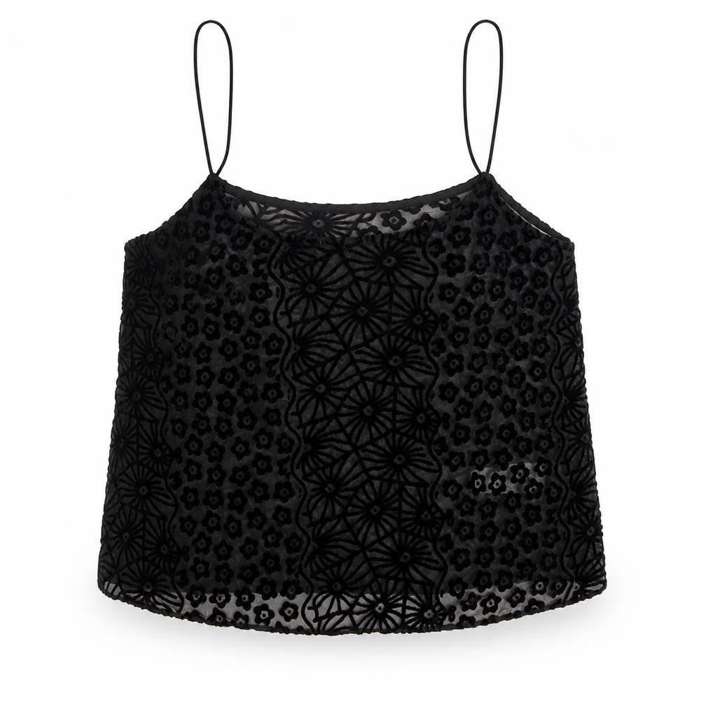 Topshop Womens Black   Basic Tank Size 8