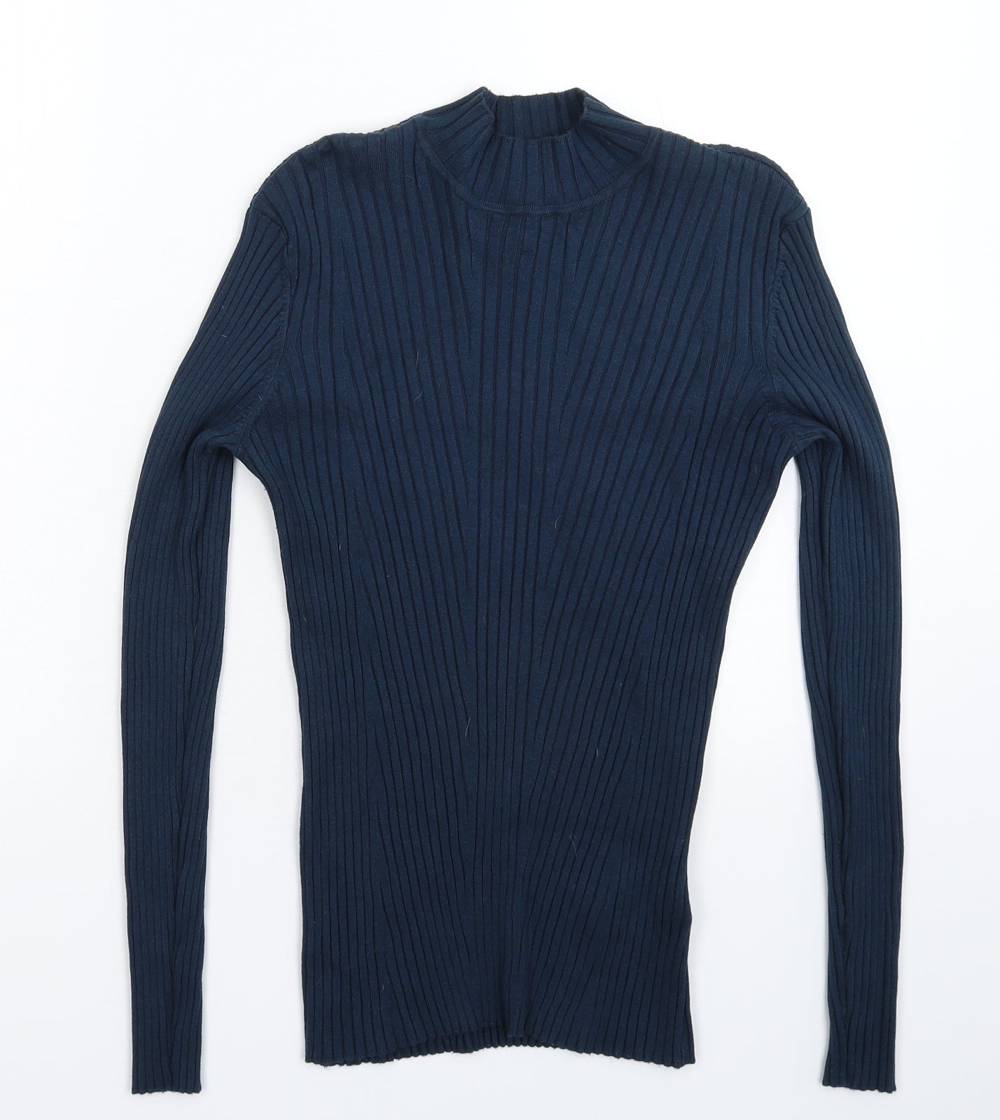H&M Womens Blue  Knit Pullover Jumper Size M
