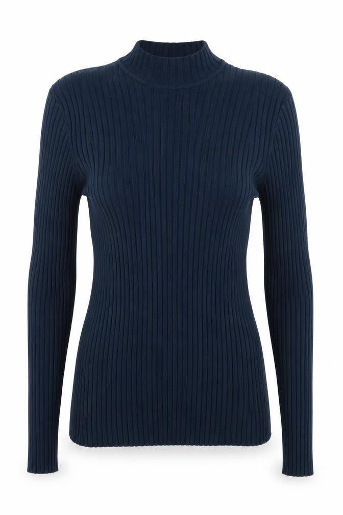 H&M Womens Blue  Knit Pullover Jumper Size M