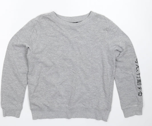 LMTD Boys Grey   Pullover Sweatshirt Size 11-12 Years