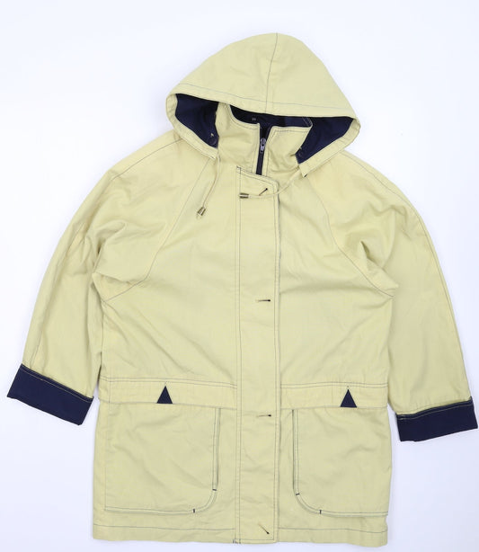 Klass Mens Yellow   Jacket Coat Size XS