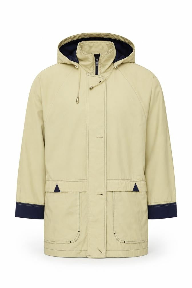 Klass Mens Yellow   Jacket Coat Size XS