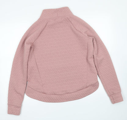 Next Womens Pink Geometric  Pullover Jumper Size M