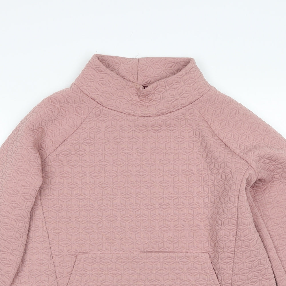 NEXT Womens Pink Geometric  Pullover Jumper Size M