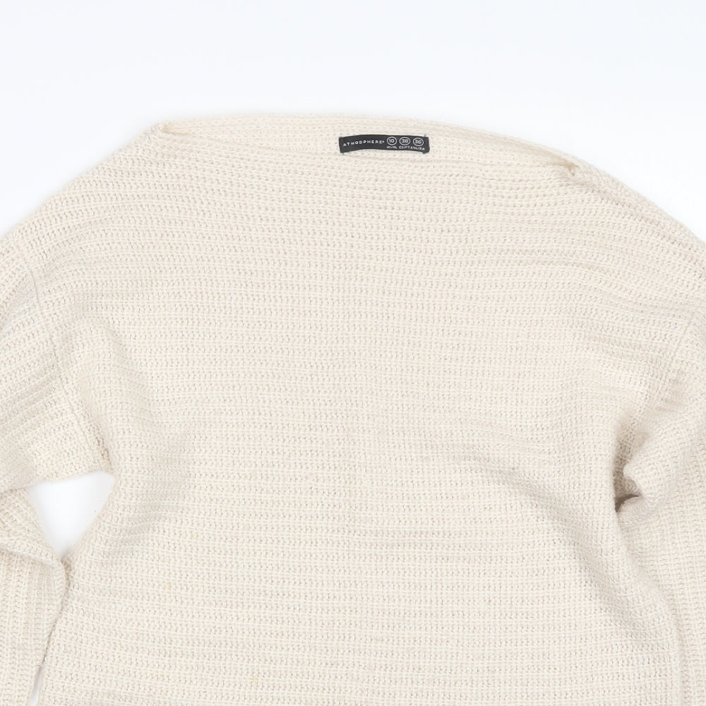 Atmosphere Womens Beige   Pullover Jumper Size 10
