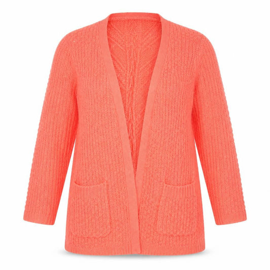 Peacocks Womens Orange   Cardigan Jumper Size M