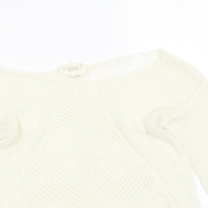 Preloved NEXT Womens Beige   Pullover Jumper Size 6 - Detail