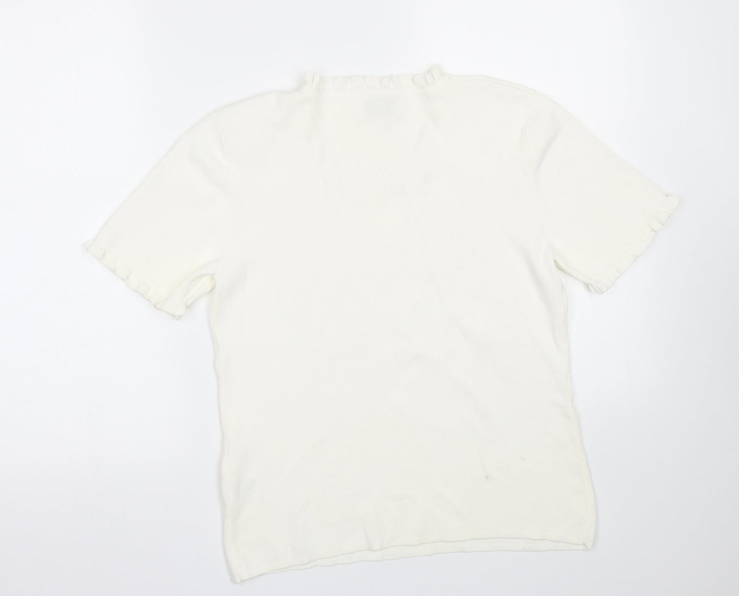 Roman Womens White   Basic T-Shirt Size S