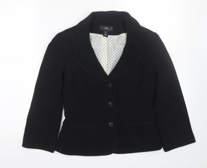H&M Womens Black   Jacket Suit Size 6