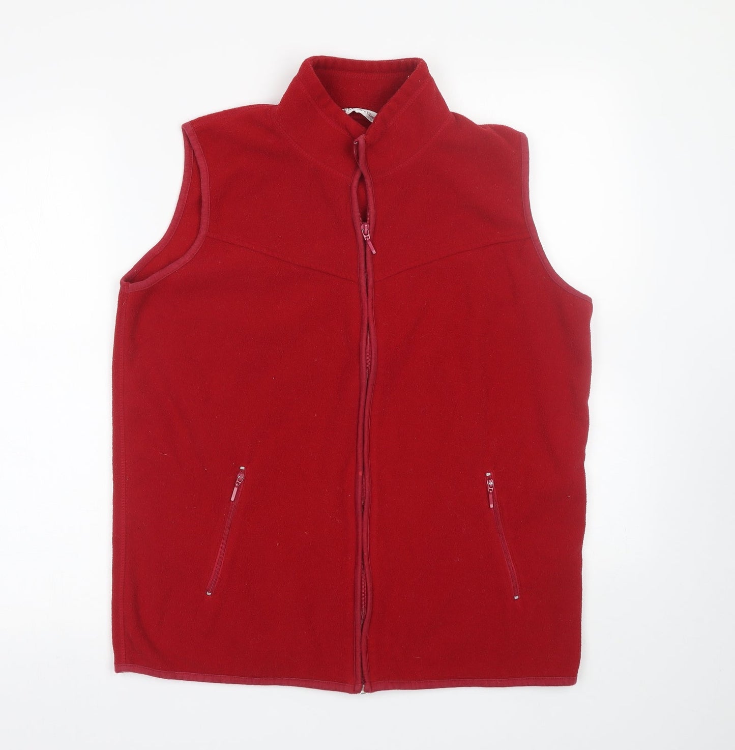 EWM Womens Red   Full Zip Sweatshirt Size M