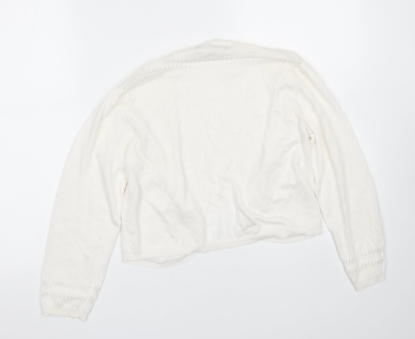 Atmosphere Womens White   Cape Jumper Size 12