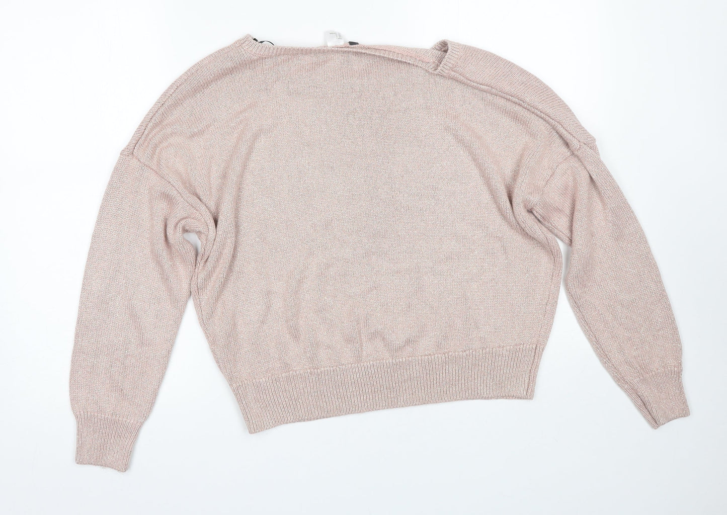 H&M Womens Pink   Pullover Jumper Size L