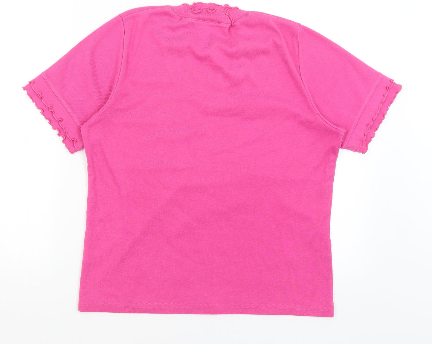 Emreco Womens Pink   Basic T-Shirt Size 16