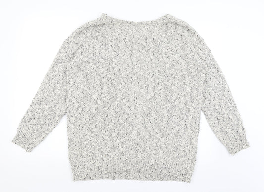 Miss Selfridge Womens Ivory   Pullover Jumper Size 16