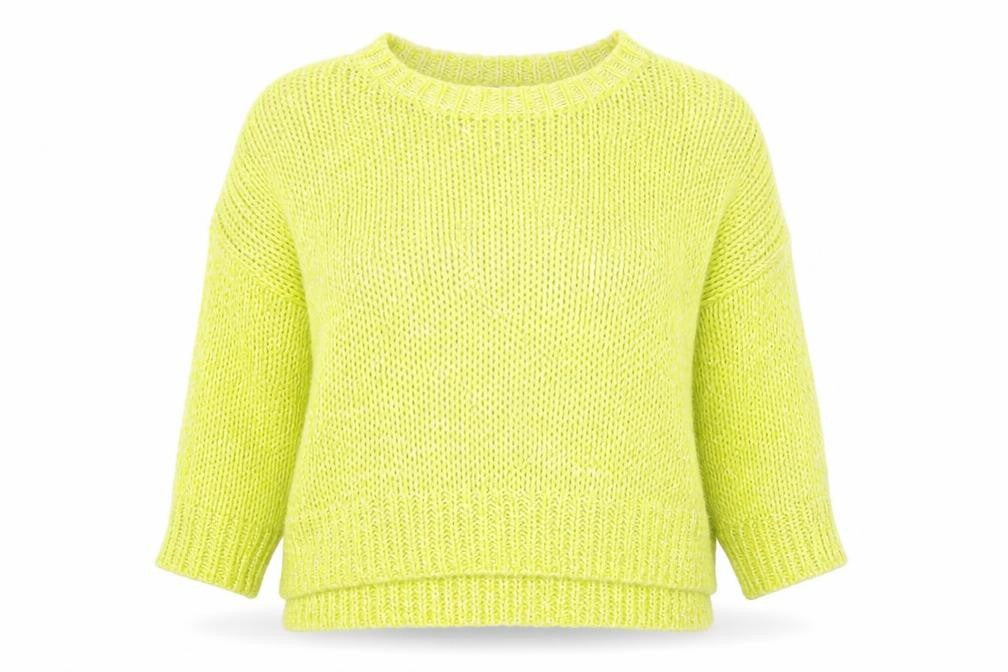 Topshop Womens Yellow   Pullover Jumper Size 12