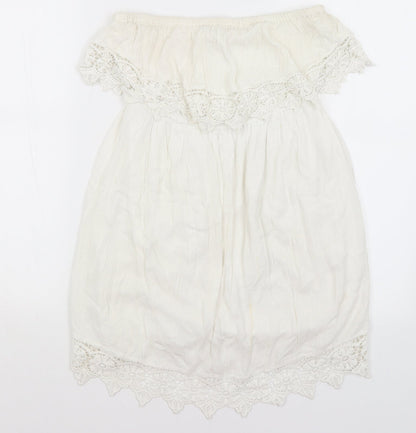 Select Womens White   Basic Blouse Size 10