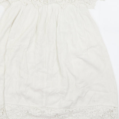 Select Womens White   Basic Blouse Size 10