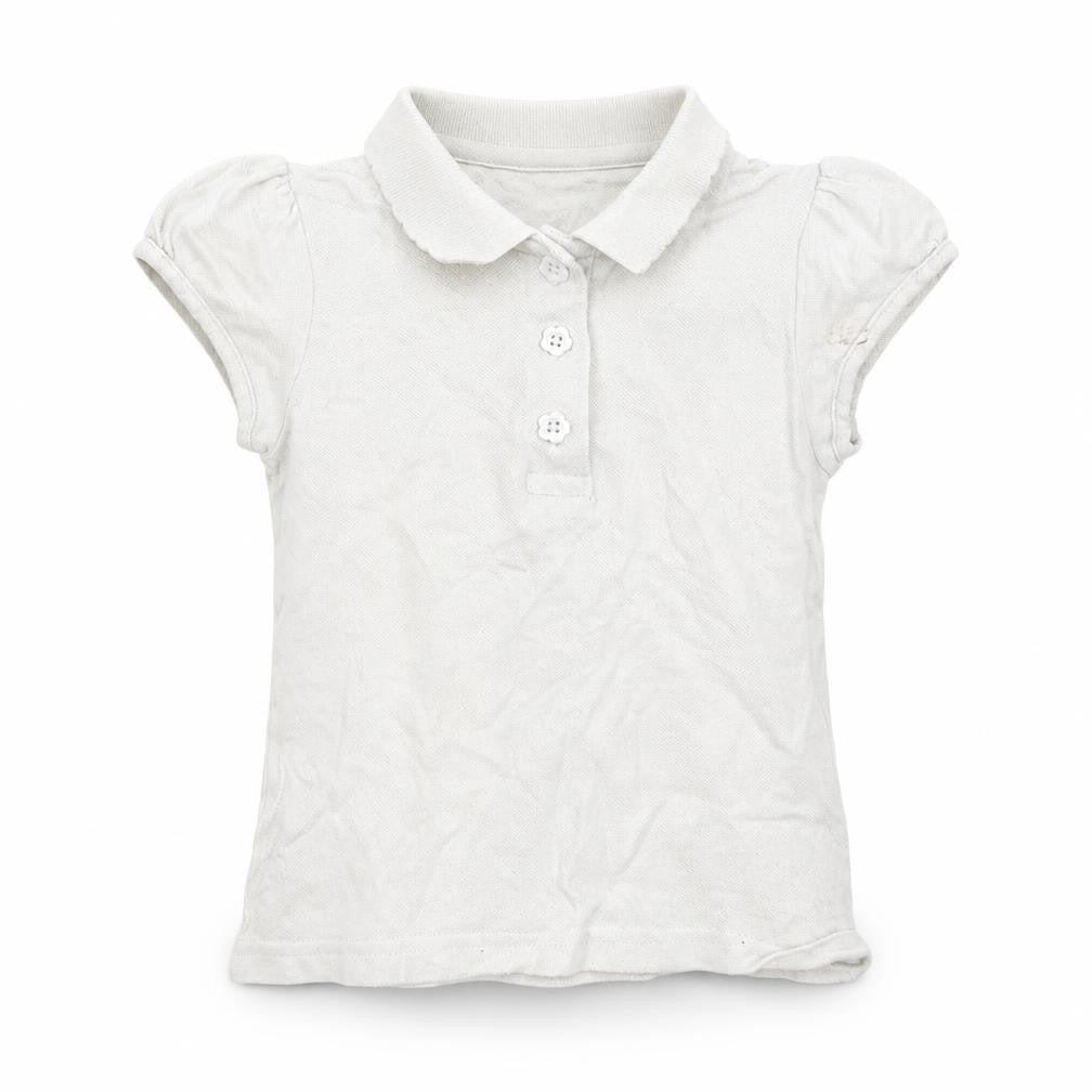 Matalan Girls White   Basic Polo Size 5 Years